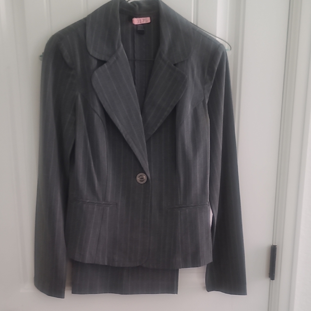A. Byer Pinstripe Pantsuit